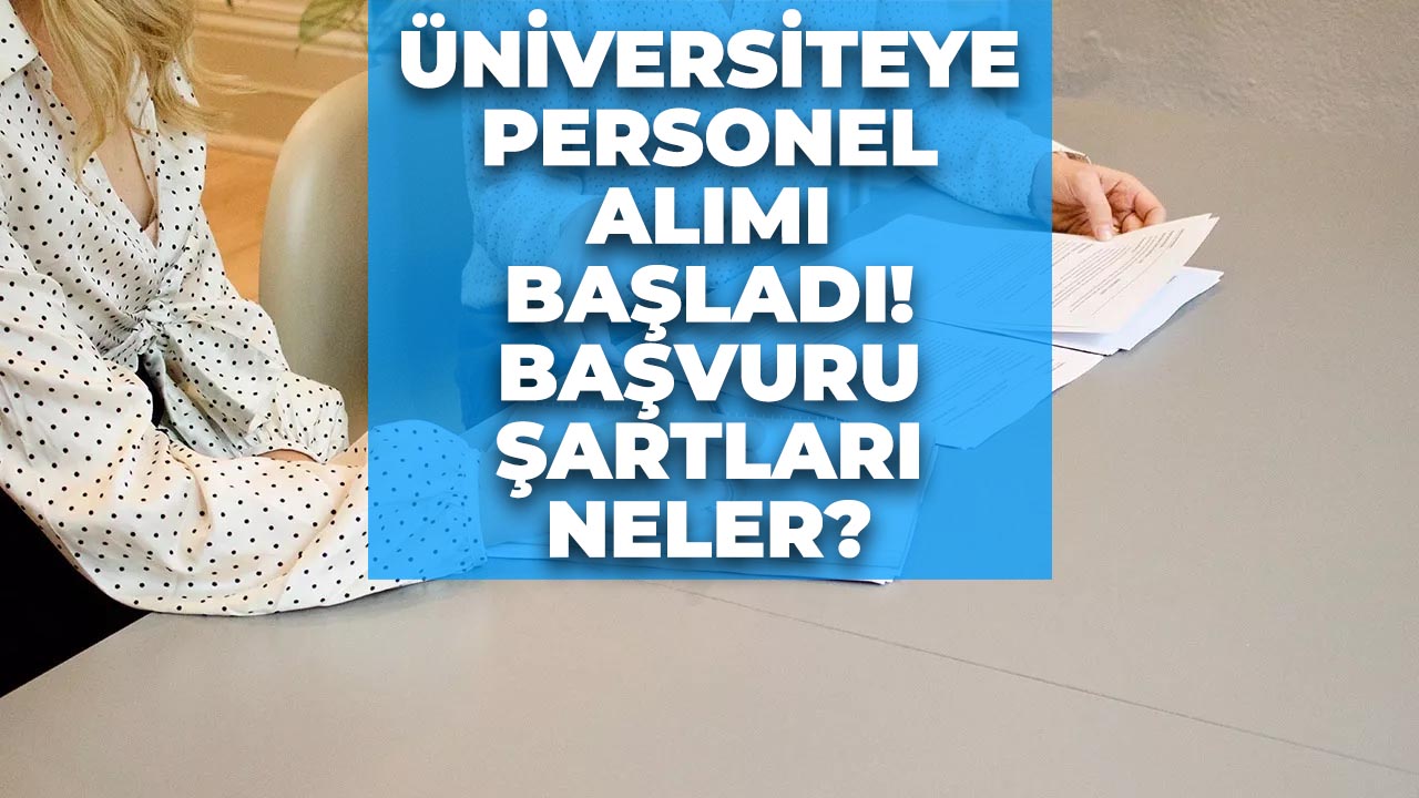 Eskişehir Osmangazi Üniversitesi duyurdu! Lise mezunu personel alımı yapılıyor